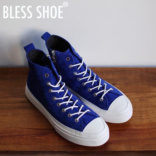 bless lab - b7 classic zip 手工制作 麂皮拉链高帮情侣款休闲鞋